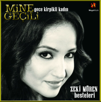 Mine Geçili Gece Kirpikli Kadın